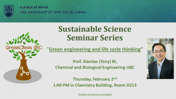 Sustainable Science Seminar Series